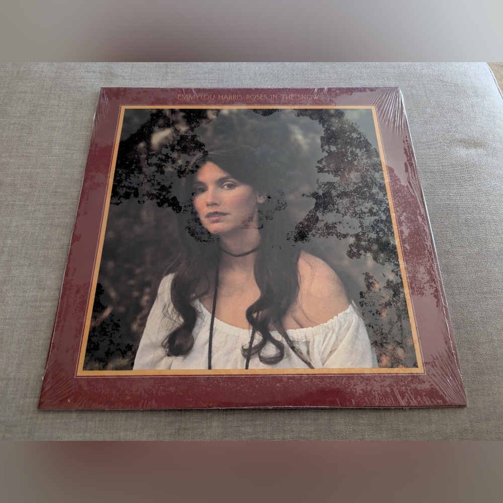 Emmylou Harris Roses In The Snow LP Vinyl Record